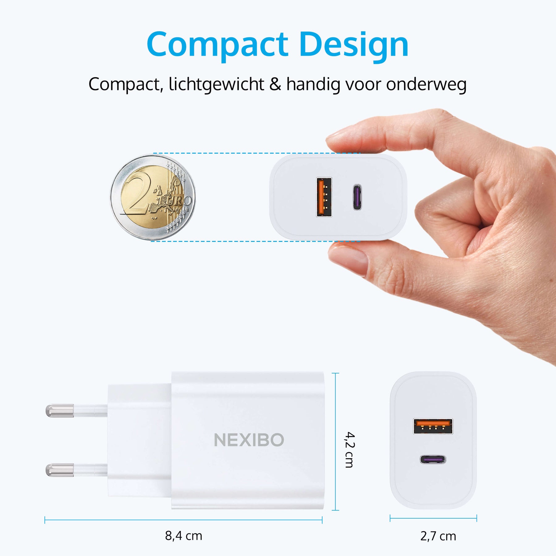 compacte usb c adapter